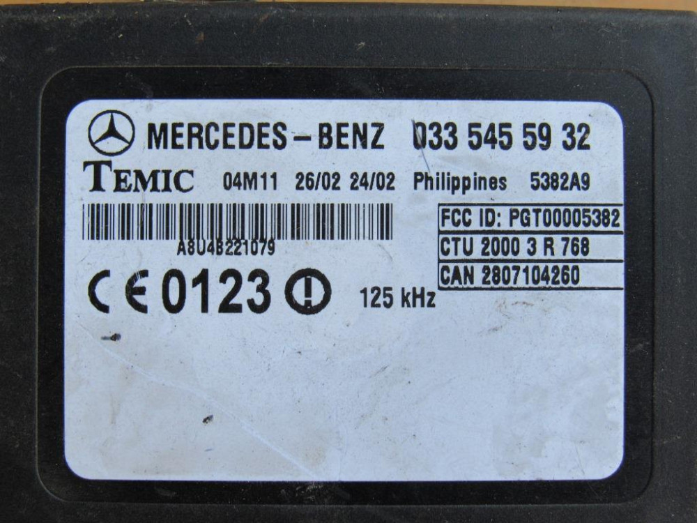 Блок імобілайзера Mercedes Vito W639 2003-2014 (0335455932) Ковель - фото 3