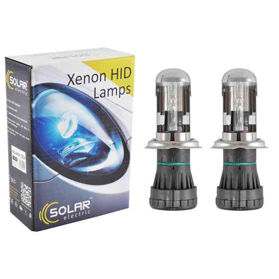 Біксенонова лампа Solar H4 bi-xenon, 5000K, 85V, 35W P43t-38 KET, 2шт Львів