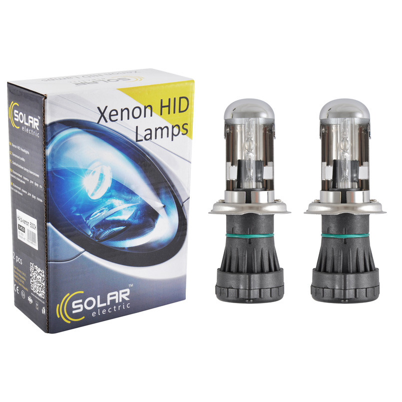 Біксенонова лампа Solar H4 bi-xenon, 5000K, 85V, 35W P43t-38 KET, 2шт Львів - фото 1