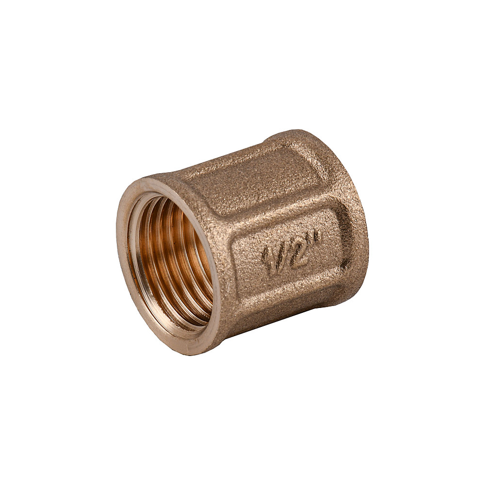 Муфта 1/2″ВВ латунна LM331S OPTIMUM Київ - фото 1