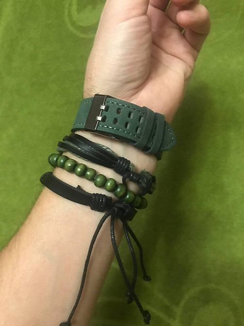 Часы мужские LIANDU Green + браслеты Киев - изображение 6