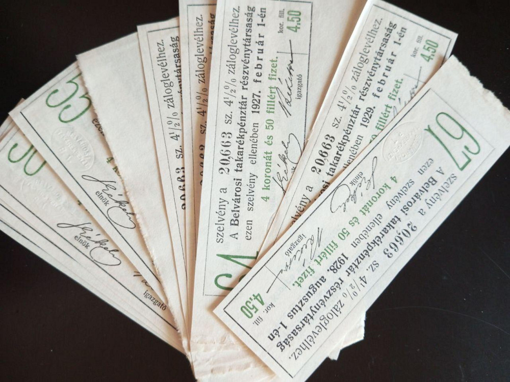 Купон облігації 1928 г Акції. (45) Полтава - фото 1