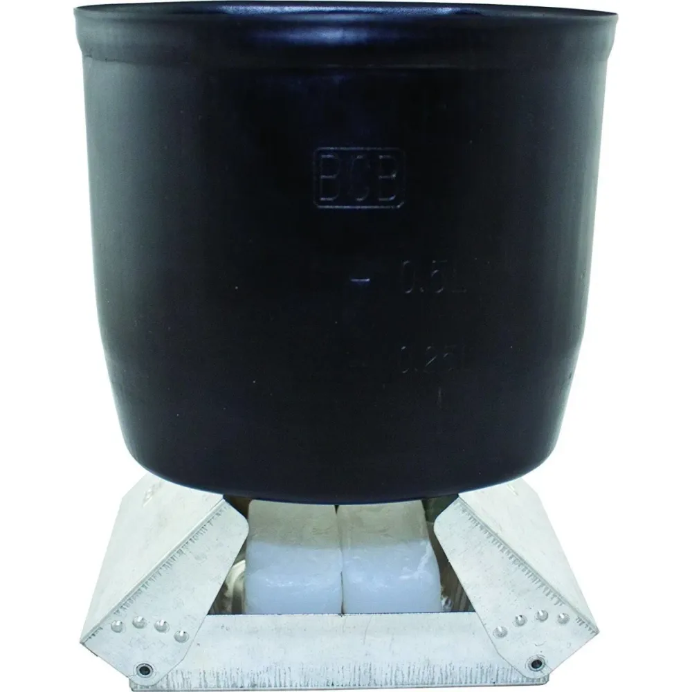 Похідна Складна Плита (Пальник) Bushcraft Cooker з кремнем і паливом 3х27 грам BCB (CN339) Сталь Нововолинськ - фото 10