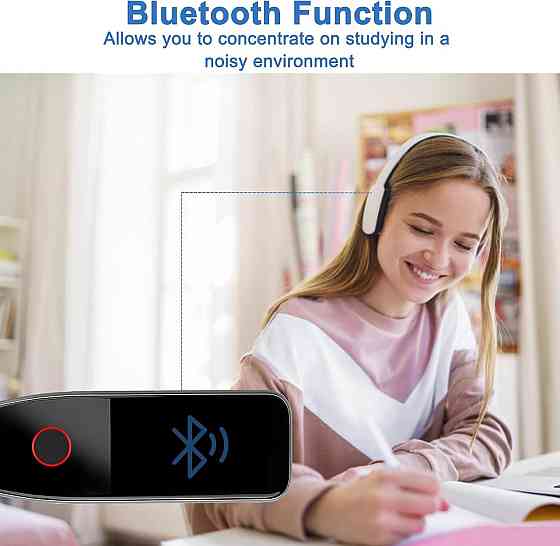 Ручка-переводчик сканирующая с LCD-экраном озвучиванием текста онлайн оффлайн переводом 113 языков портативный Киев