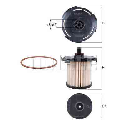 Фильтр топливный Mahle KX387DECO Винница