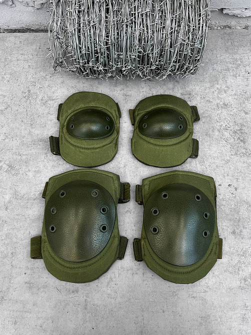 Наколінники та налокітники тактичні олива Одеса - фото 6
