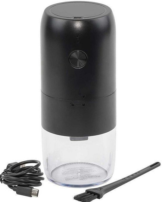 Электрическая кофемолка с регулировкой помола и зарядкой Type-C,ins563 Киев - изображение 4