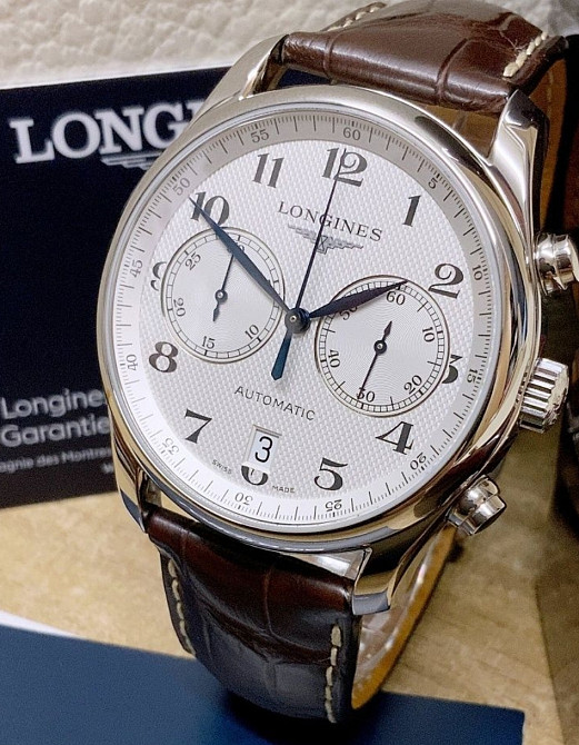 Часы Longines Master Automatic Chronograph NEW Київ - фото 8