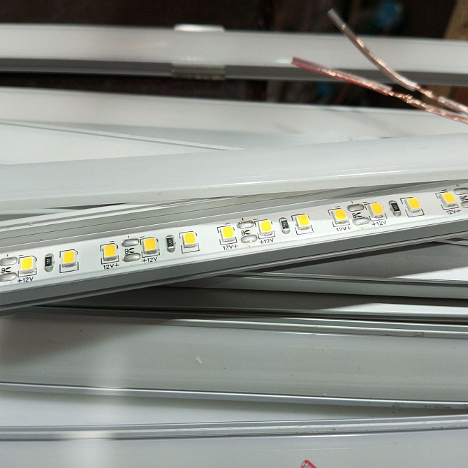 12W-100см IP20 (6500К) 12V Світлодіодний світильник - 50 см провода Полтава - photo 1
