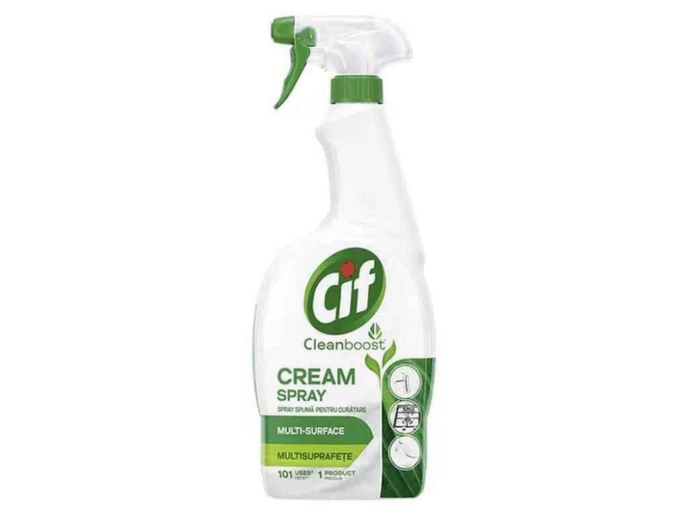 Крем для чищення поверхонь 700мл Cleanboost Cream Spray ТМ CIF Київ - фото 1