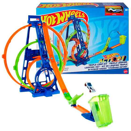 Набір ігровий Hot Wheels Потрійна петля (HMX37) Чернігів