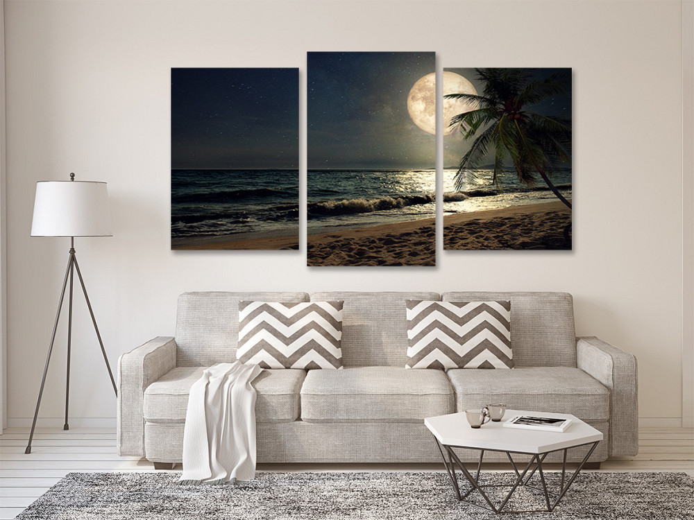 Модульная картина в гостиную / спальню  Місяць в морі   Art-522_3 Киев - изображение 2