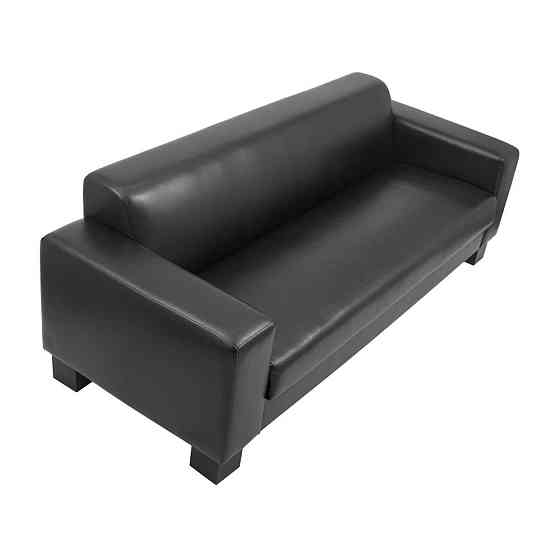 Диван Bruno Трійка 210*83*75H Екошкіра Чорний Київ