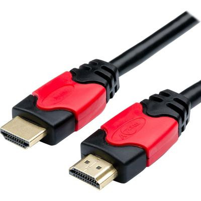 Кабель мультимедійний HDMI M to HDMI M 30.0m V2.0 red/gold Atcom (24930) Вінниця - фото 1