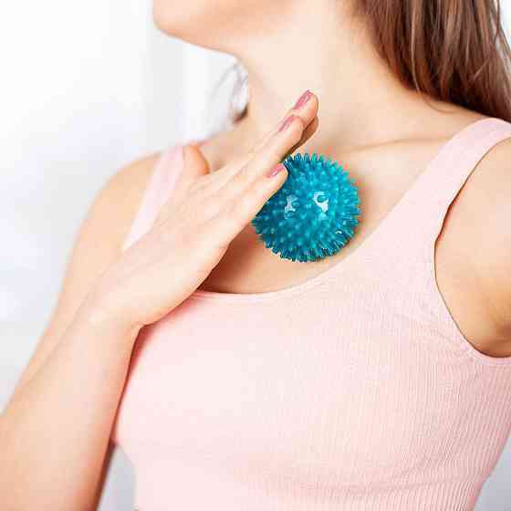 Массажный мяч Gymtek 60 мм голубой Киев