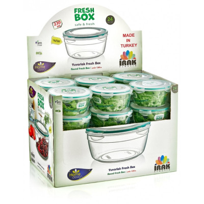 Харчовий контейнер Irak Plastik Fresh круглий 1,5 л прозорий (5226) Вінниця - фото 6