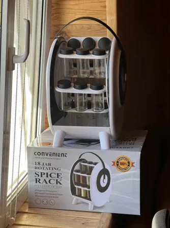 Контейнер для специй / Набор приправных банок 18 шт БЕЛАЯ AND 1-62 Коломия