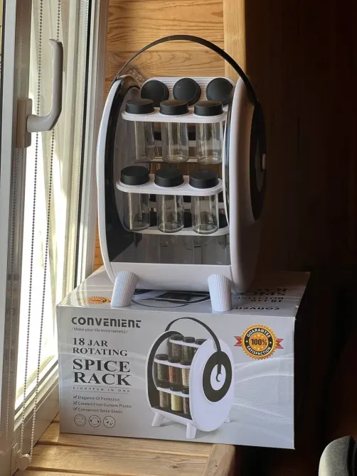 Контейнер для специй / Набор приправных банок 18 шт БЕЛАЯ AND 1-62 Коломия - фото 2