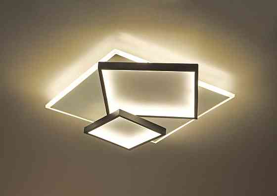 SIRIUS Люстра світлодіодна акрилова Sirius Ш 77768/500*500 WT+BK Коломыя