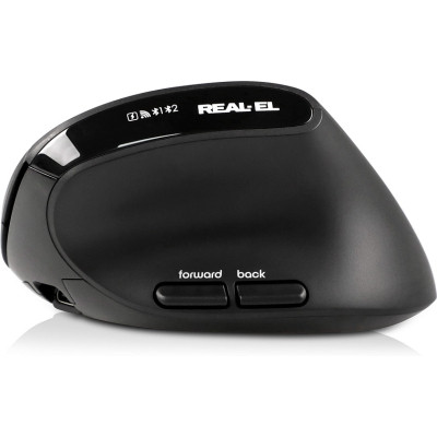 Мышка REAL-EL RM-490W Wireless/Bluetooth Black (EL123200058) Винница - изображение 11