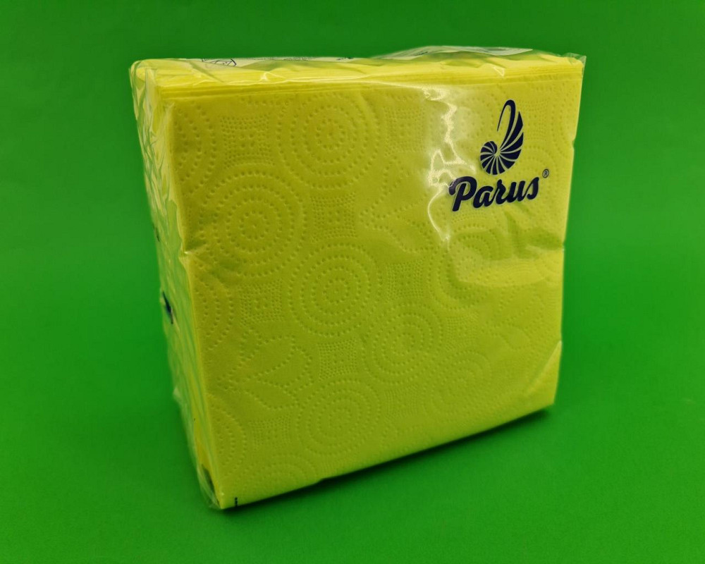 Салфетки бумажные 100лист Одесса Желтая 33х33 (1 пачка) Харьков - изображение 4