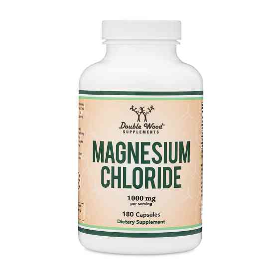 Магній хлорид Double Wood Magnesium Chloride 1000 mg 180 capsules Луцьк
