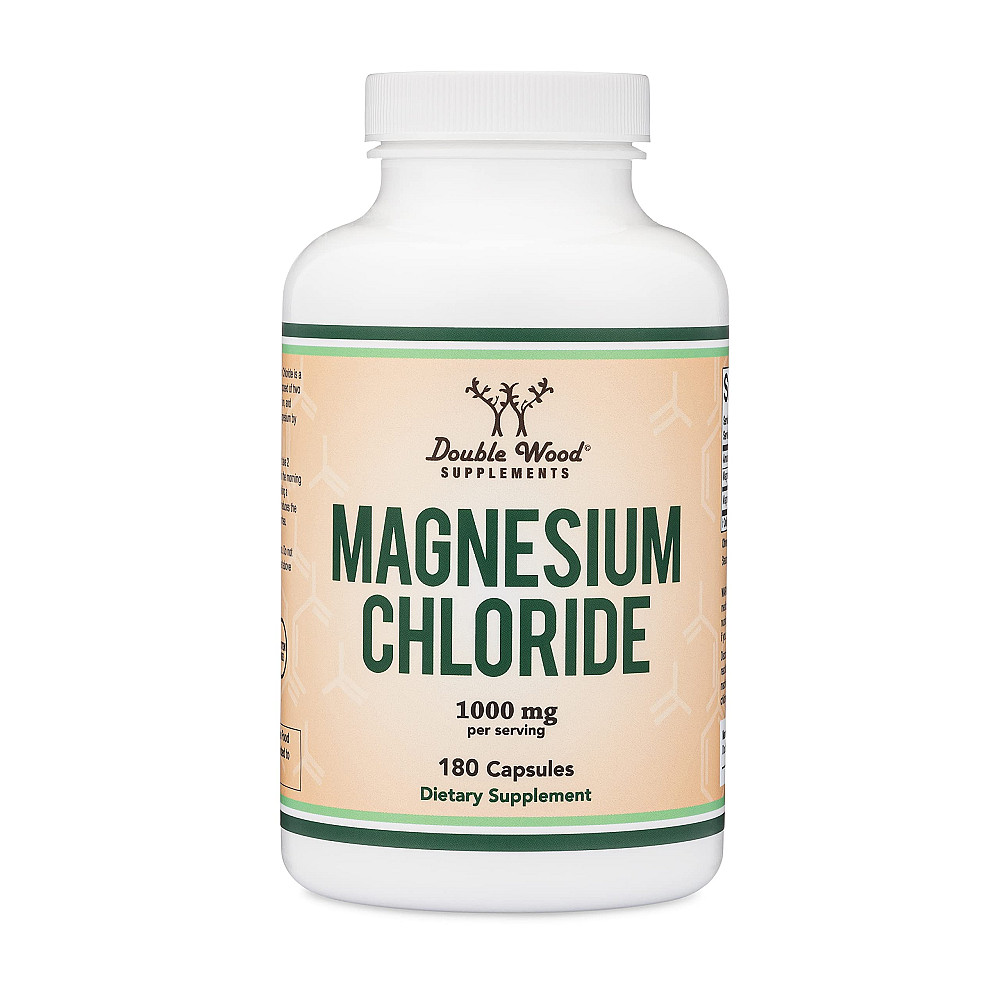 Магній хлорид Double Wood Magnesium Chloride 1000 mg 180 capsules Луцьк - фото 1