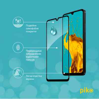 Стекло защитное Piko Full Glue Xiaomi Redmi 14C Black (1283126598616) Винница