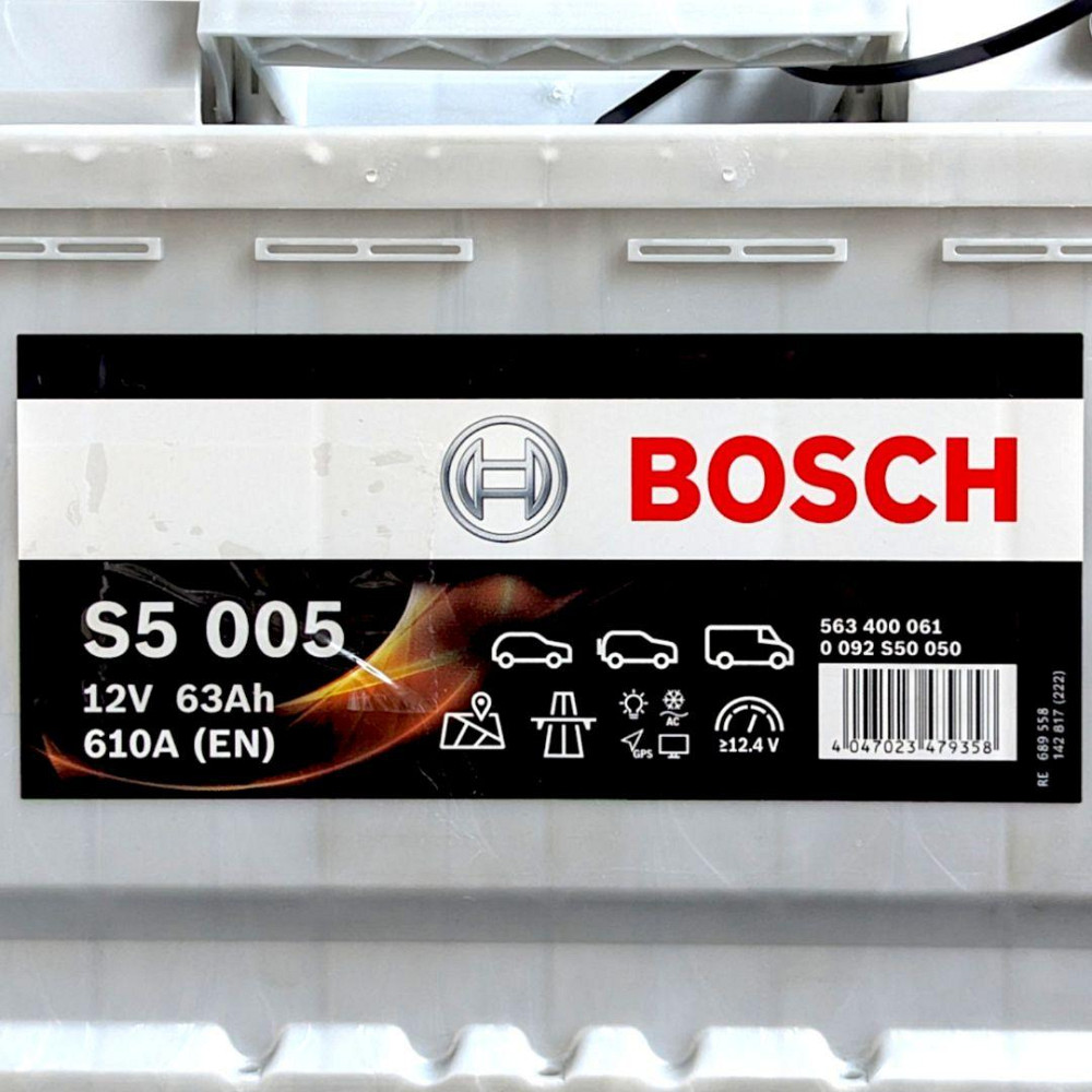 Автомобильный аккумулятор Bosch 63Аг 610А(EN) R+ Ковель - изображение 2
