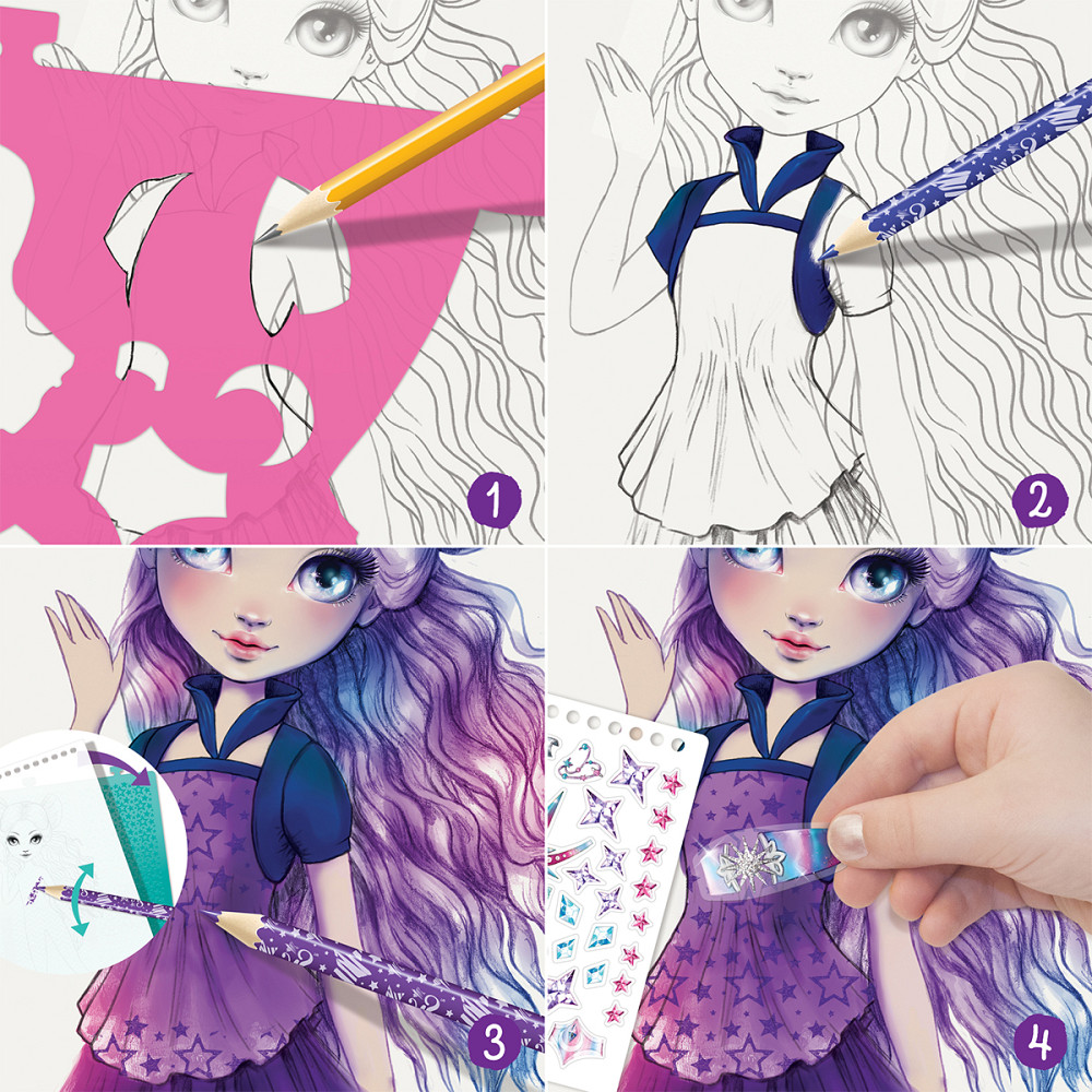 Набір для творчості – Скетчбук: Небулія, мотиви космосу Днепр - изображение 4