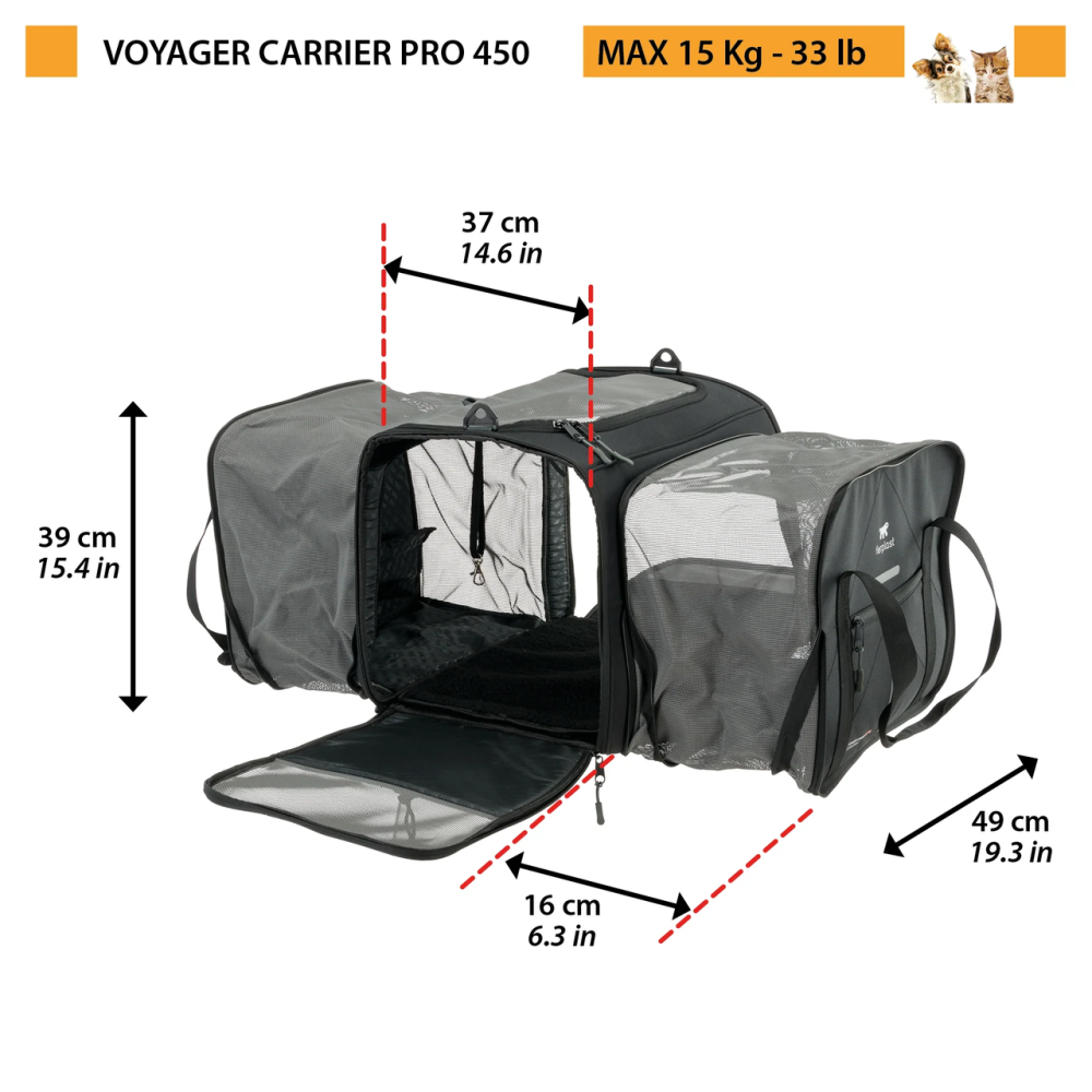 Переноска-будиночок для собак і кішок Ferplast Voyager Carrier Pro (Ферпласт Вояжер Кар'єр Про) Запоріжжя - фото 2