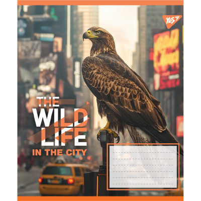 Тетрадь Yes The wild in the city А5 96 листов линия (767773) Винница - изображение 3