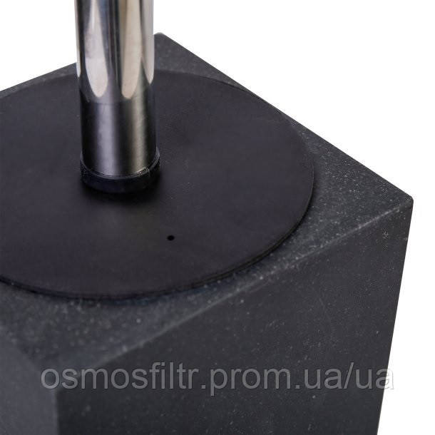 Щітка для туалету Axentia Ліндос чорна з декором полігума 9.2x38.5x9.2 см 1250 г (134487) Київ - фото 4