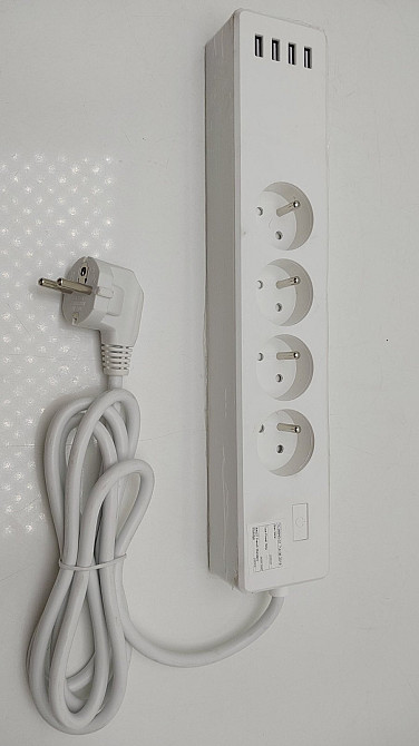 Розумний WI-FI подовжувач ZLD-44EU-W з 4 розетками і 4 USB Луцьк - фото 3