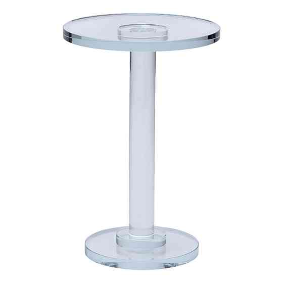 Тортівниця скляна на ніжці 12×18 см кругла стійка для торта, капкейків HP-4-68M Коломыя