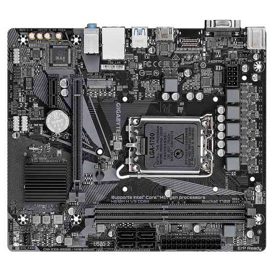Материнська плата Gigabyte H610M H V3 DDR4 Socket 1700 microATX Харьков