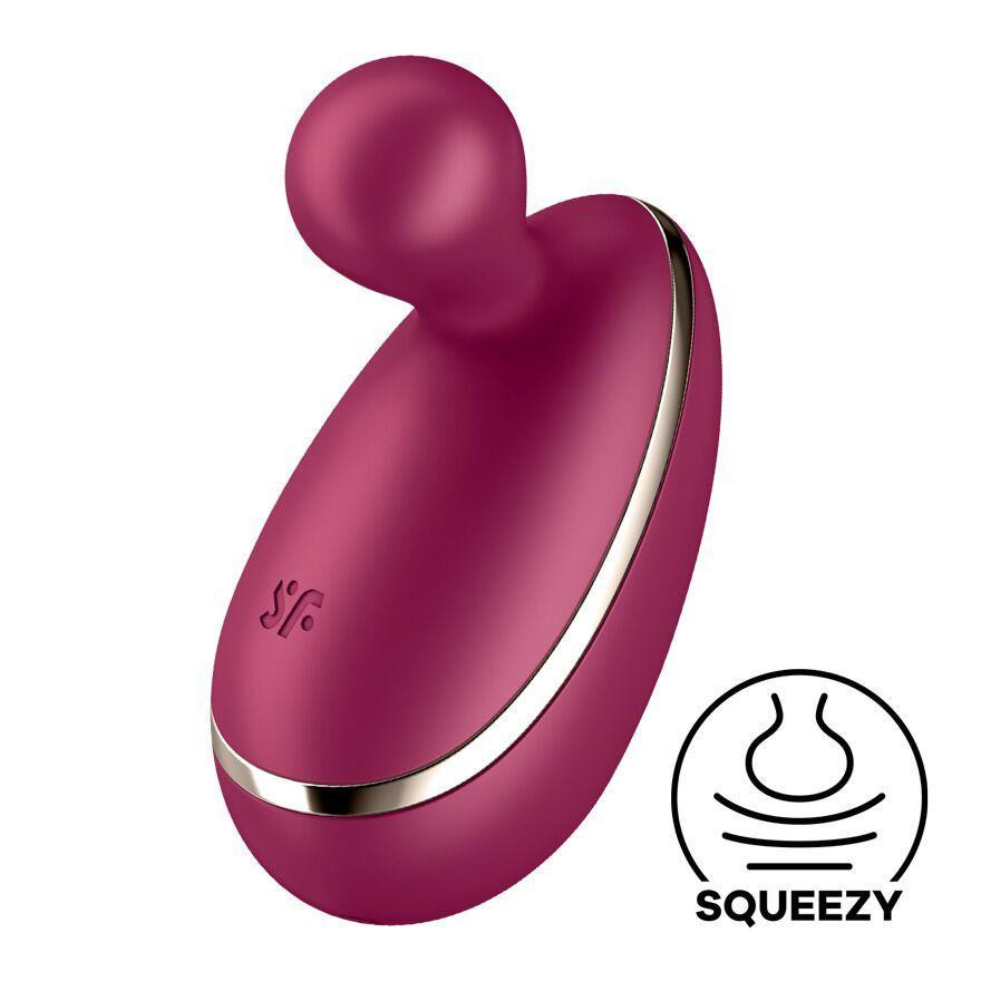 Вібратор для зовнішньої стимуляції Satisfyer Spot On 1 Berry, гнучкий відросток Sex Aura Київ - фото 1