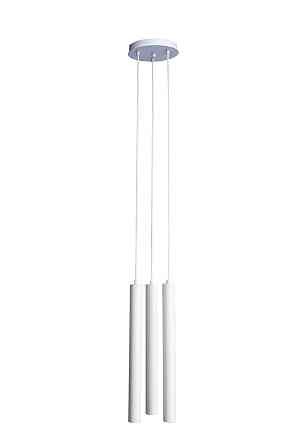 Светильник подвесной трубки Е14-3 Elegant NL 4045-3R WH Киев