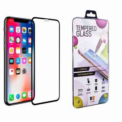 Скло захисне Drobak для iPhone 11 Pro (Black) (500275) Вінниця