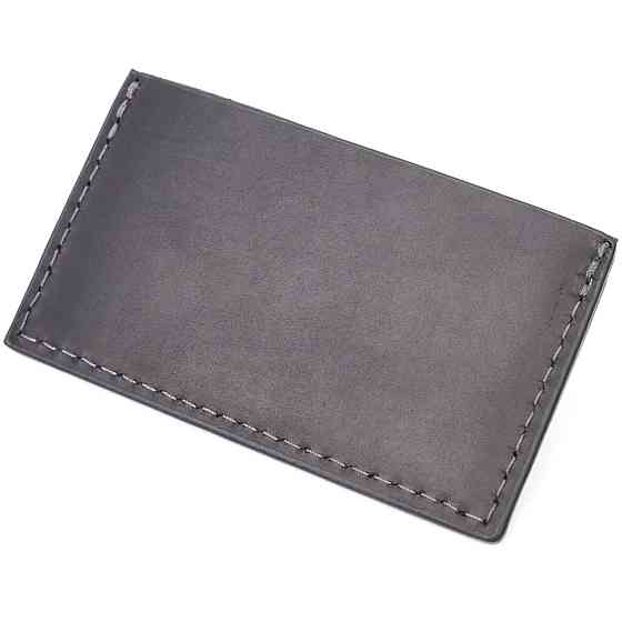 Практичний кард-кейс із натуральної шкіри GRANDE PELLE 11665 Чорний Київ