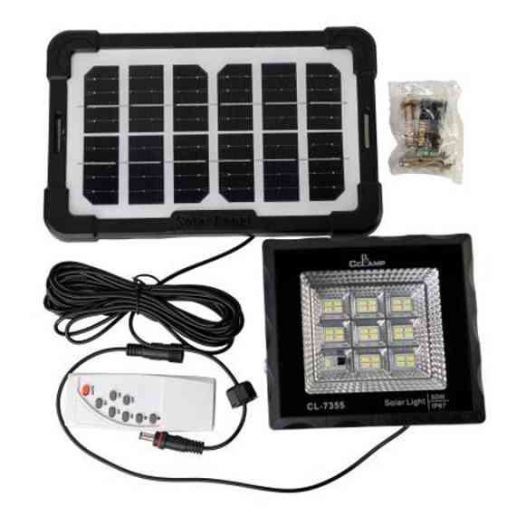 Фонарь для кемпинга Cclamp CL-7355, солнечная панель Днепр