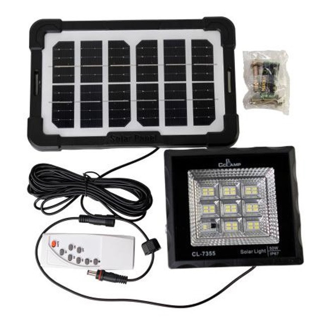 Фонарь для кемпинга Cclamp CL-7355, солнечная панель Днепр - изображение 2
