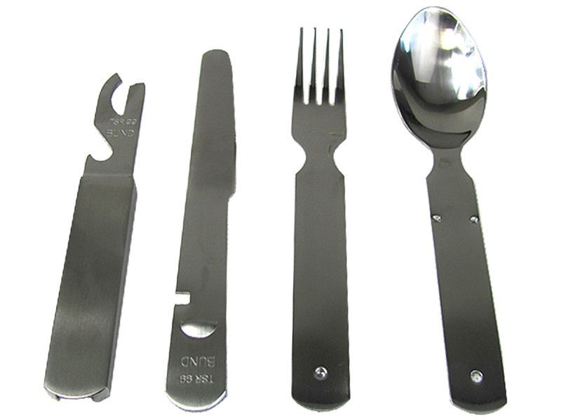 Набір Столових приладів 4 об'єкта (Ліжка, Вілка), Відкривалалка) Mil-Tec від Sturm (1462000) Сталь Нововолинськ - фото 2