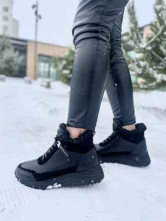 Кроссовки женские VLADEKS черные натуральная кожа зимние 39р.(5315) Коломыя