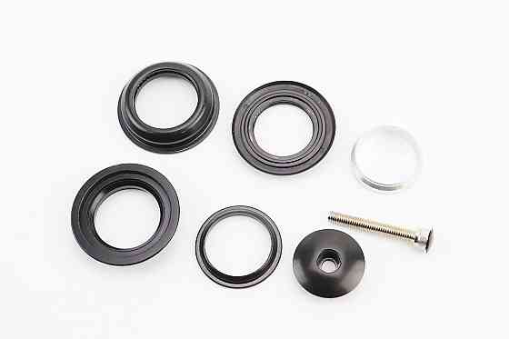 Рульові чашки 1-1/8" (44/28,6x44/30) безрізьбової вилки, напівінтегровані, чорні E9 Київ