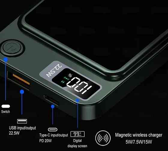 Power bank, Baseus Magsafe, 10000 mAh. Харьков