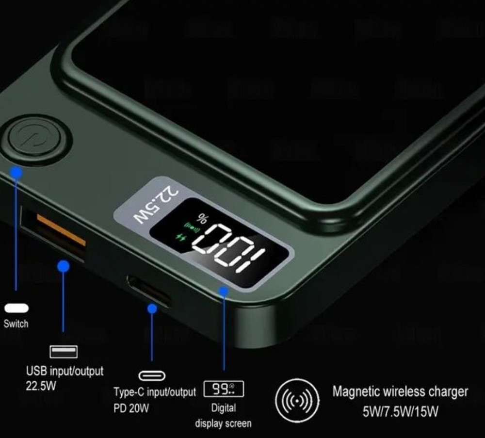 Power bank, Baseus Magsafe, 10000 mAh. Харьков - изображение 3