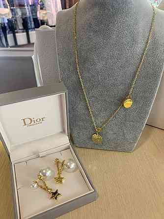 Діор набір сережки та підвіска / Dior Одеса