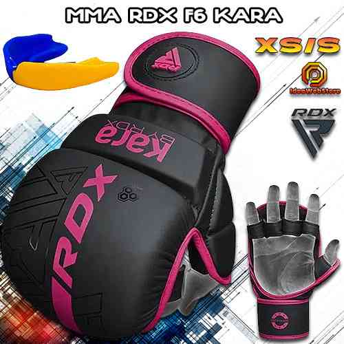 Рукавички для ММА змішаних єдиноборств рукопашного бою ММА F6 MATTE PINK PLUS розмір XS/S + КАПА в подарунок Київ