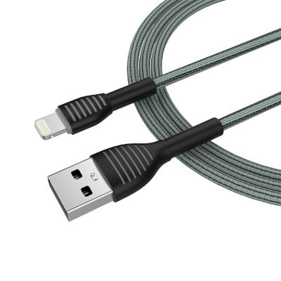 Дата кабель USB 2.0 AM to Lightning 1.0m ColorWay (CW-CBUL041-GR) Вінниця - фото 3